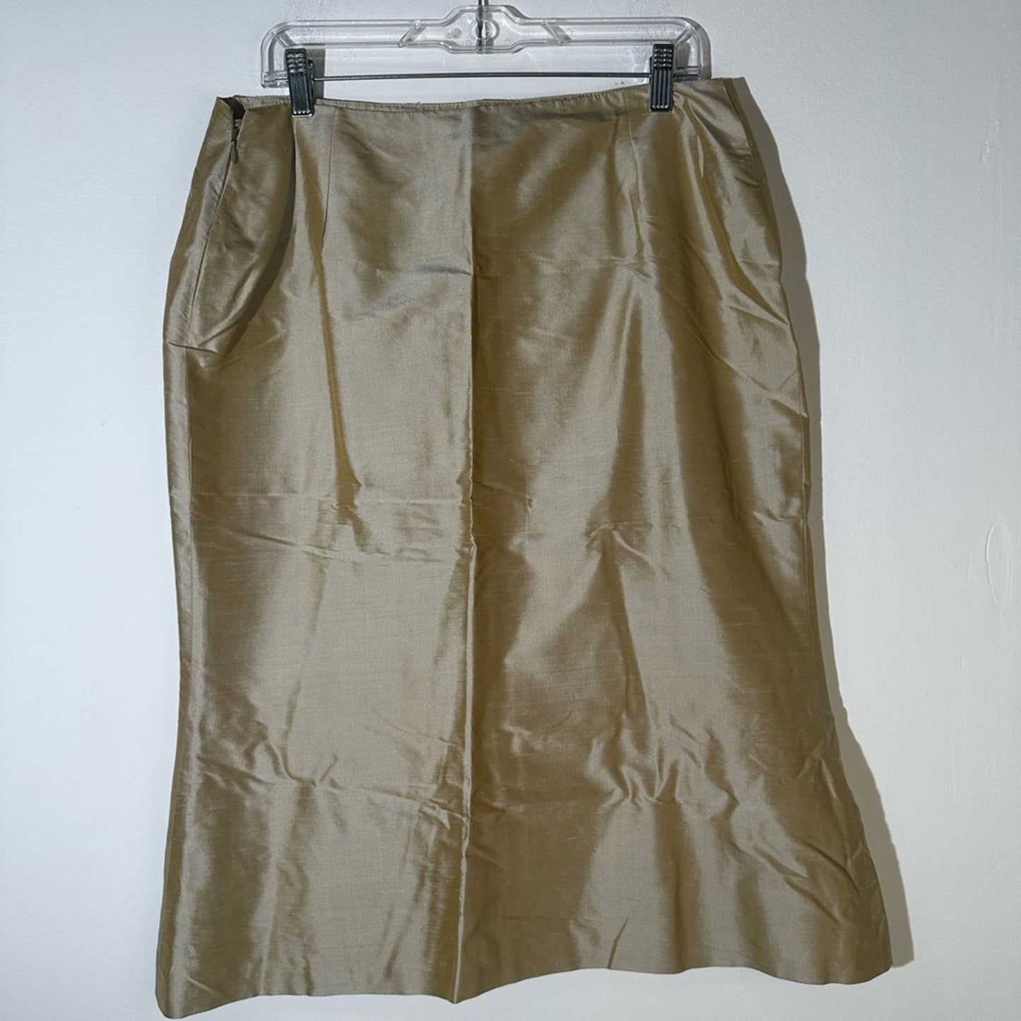 Simorra Collection Gold Silk Skirt