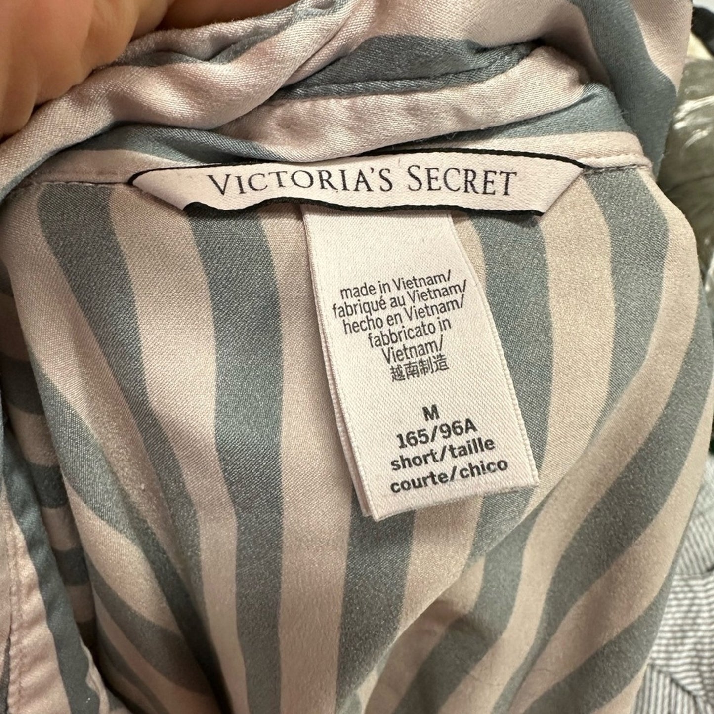 Victoria’s Secret Silky Striped Sleep Top