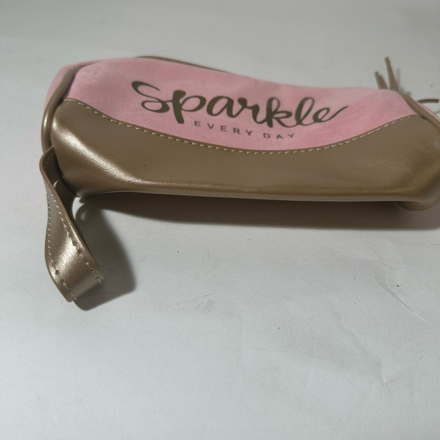 Pink and Tan Women's Bag