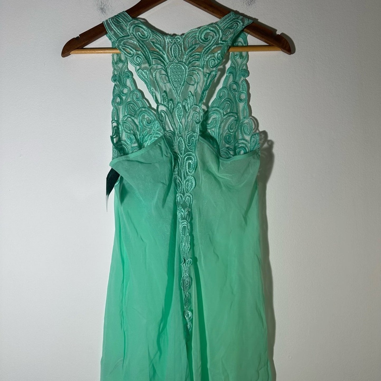 Elegant Turquoise Lace Nightie NWT