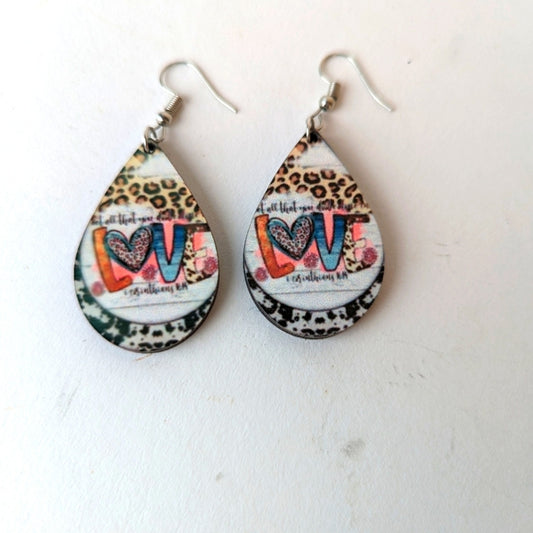 Love Teardrop Earrings