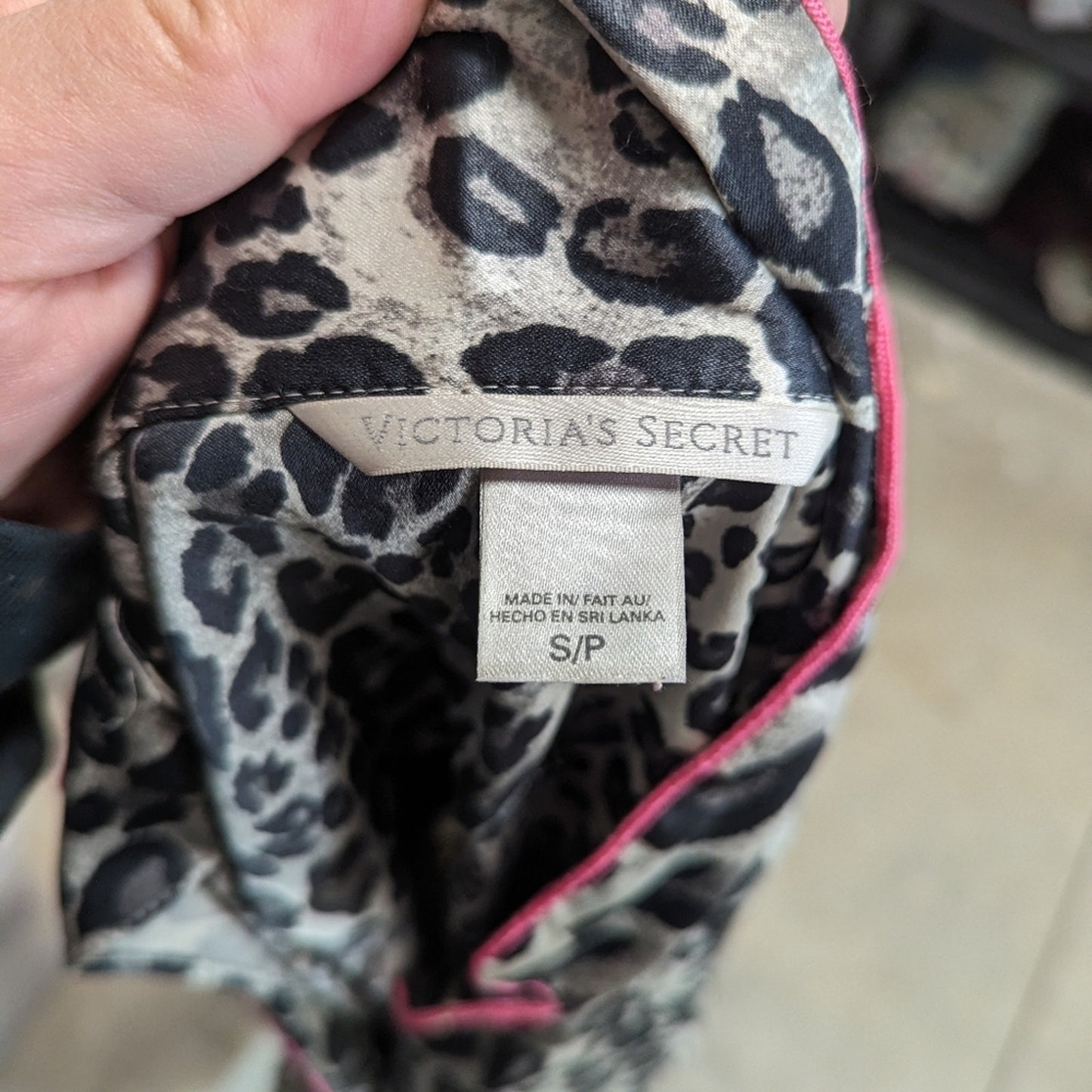 Victoria’s Secret Animal Print Pajama Loungewear Top