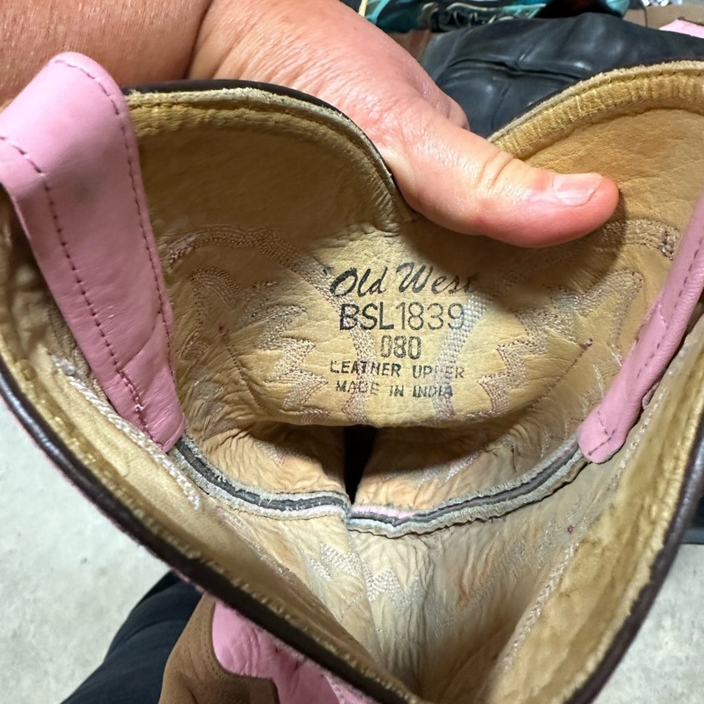 Old West Western Boots / 7 - 7.5
