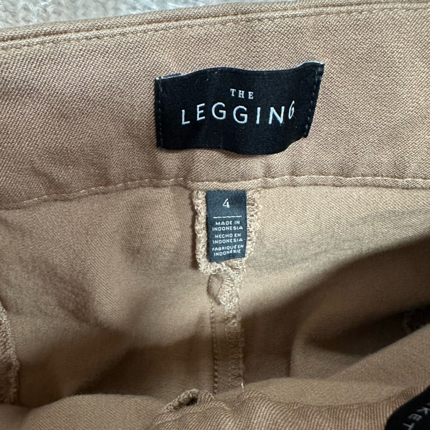White House Black Market Camel Leggings