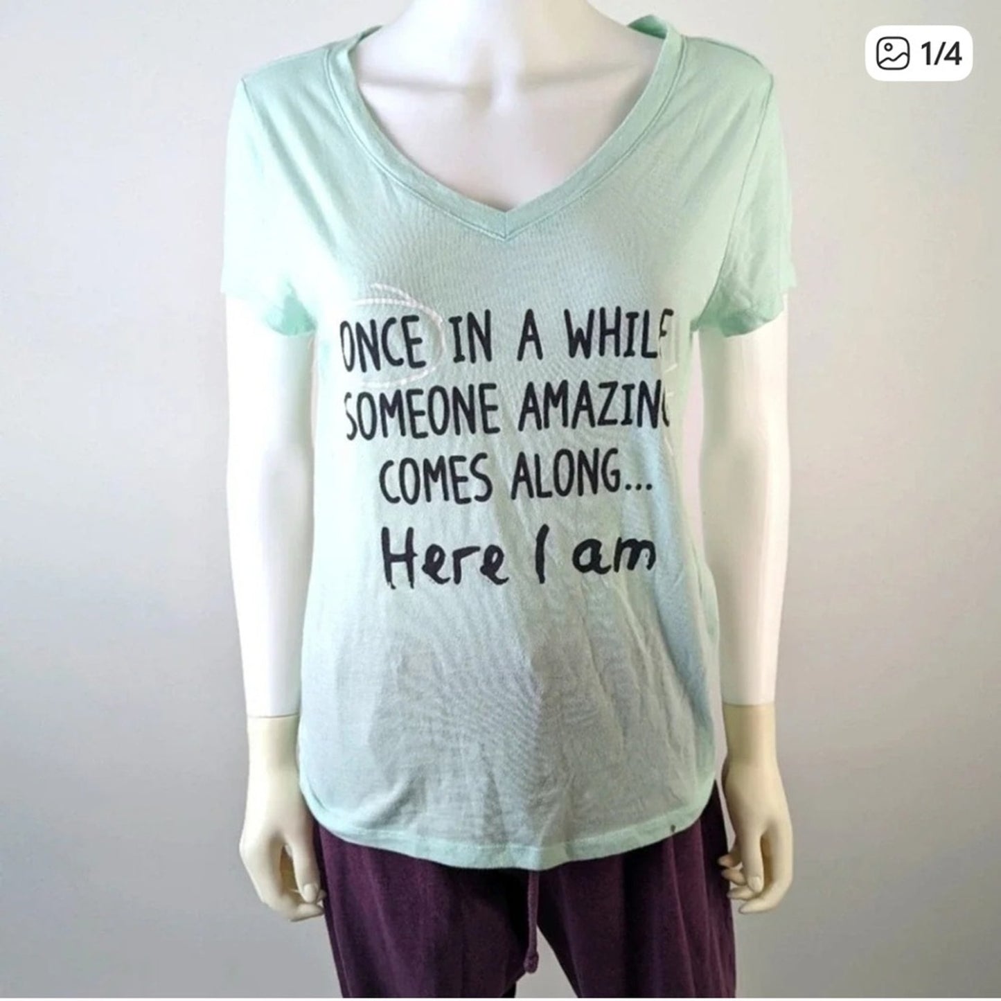 Joe Boxer Light Green Tee