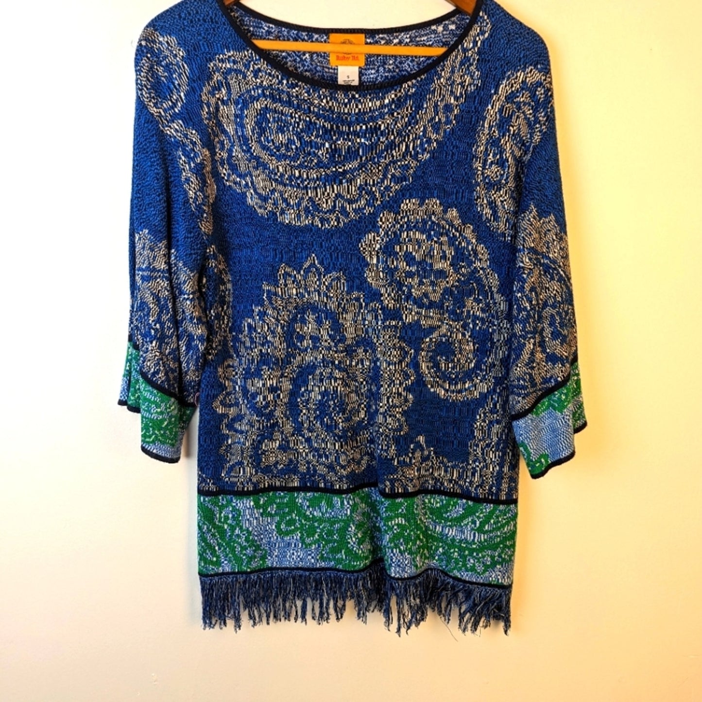 Paisley Fringed Tunic - Small