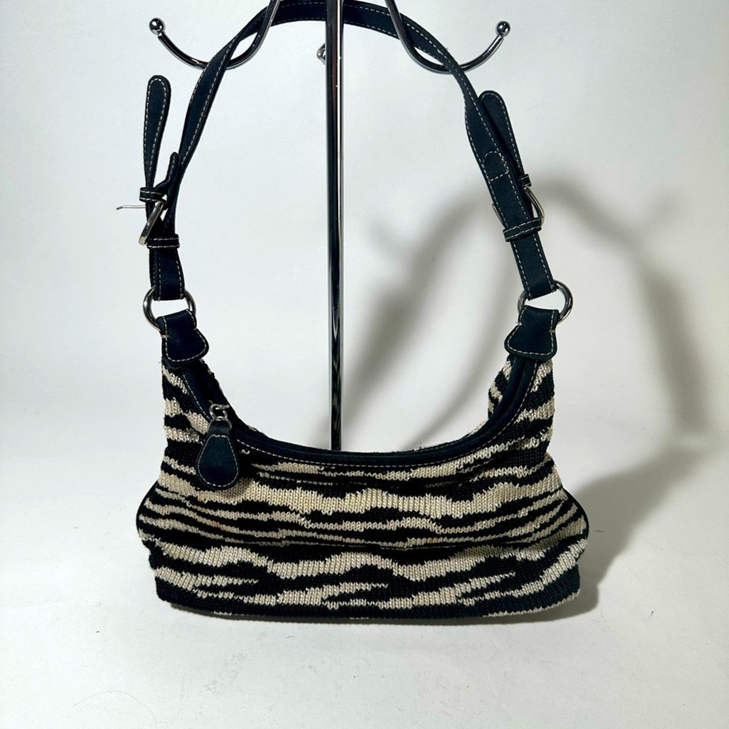 Black and White Zebra Print Women's Bag