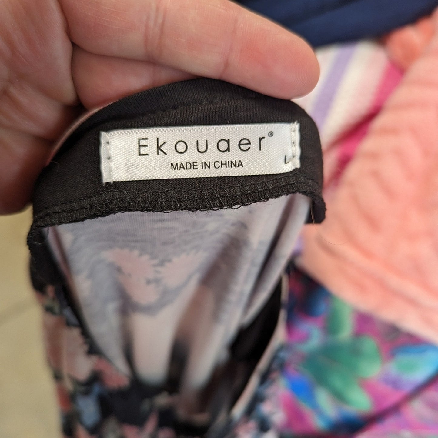 Ekouaer Floral Robe - One Size