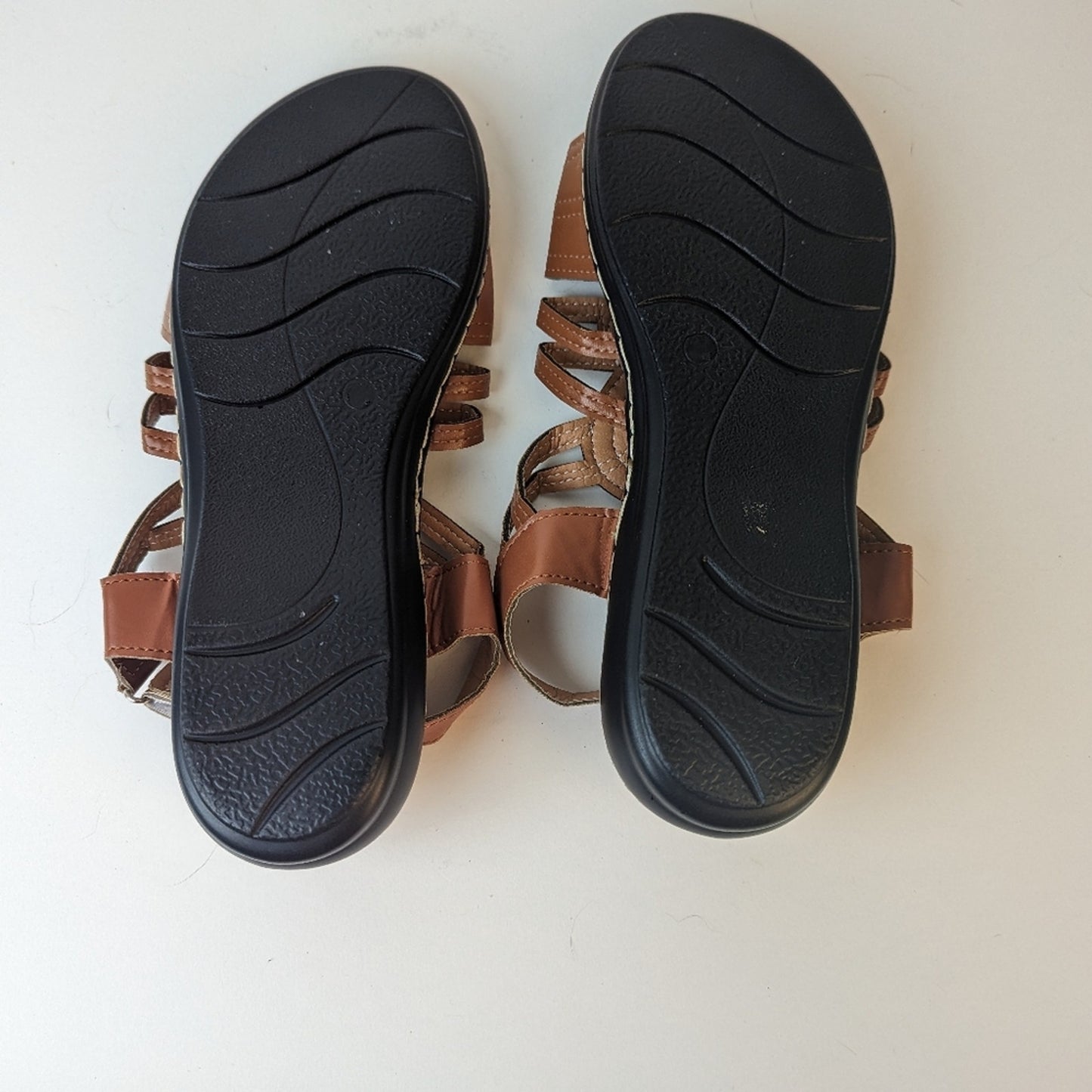 Faux Leather NWOT Sandals - 9
