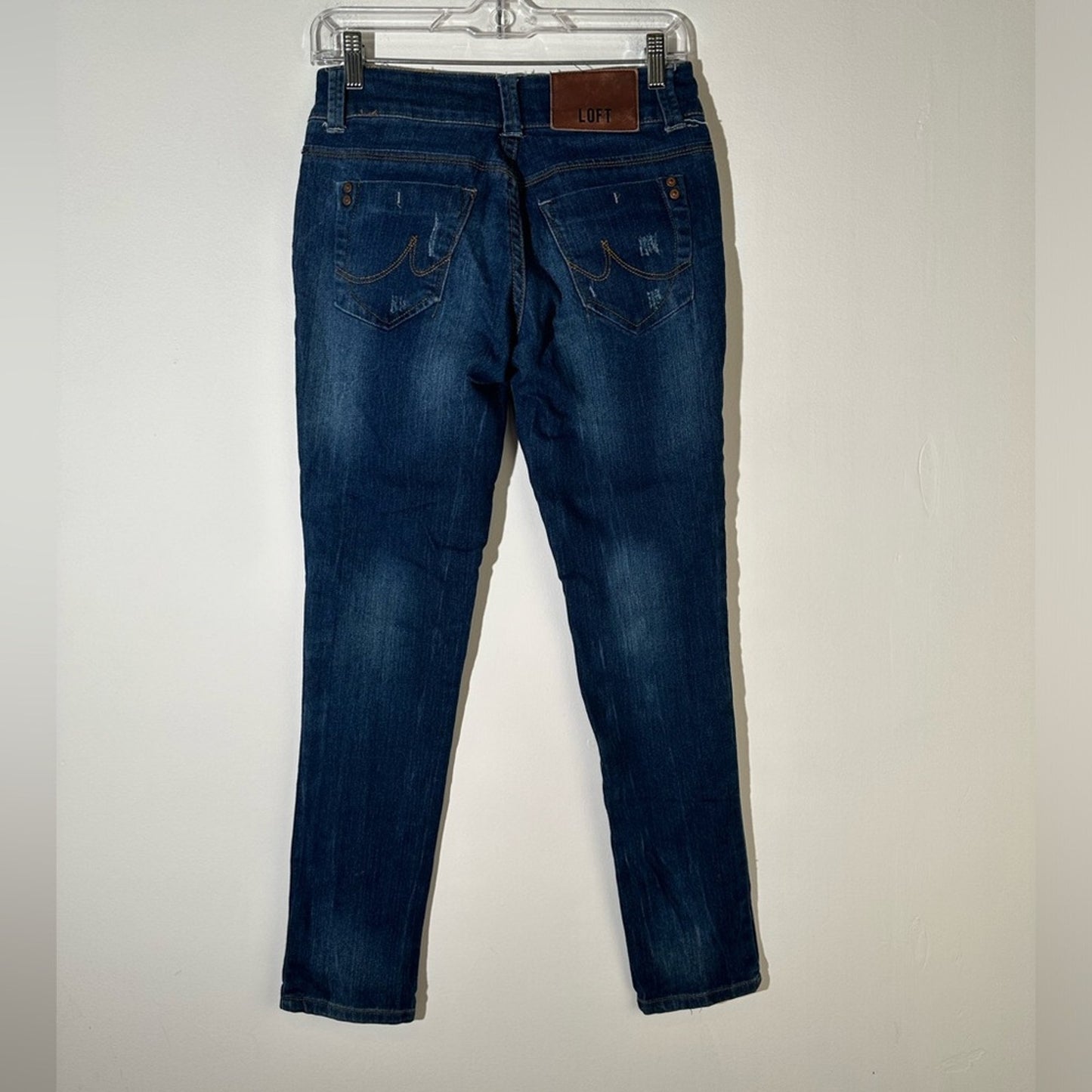 Loft Skinny Distressed Jeans