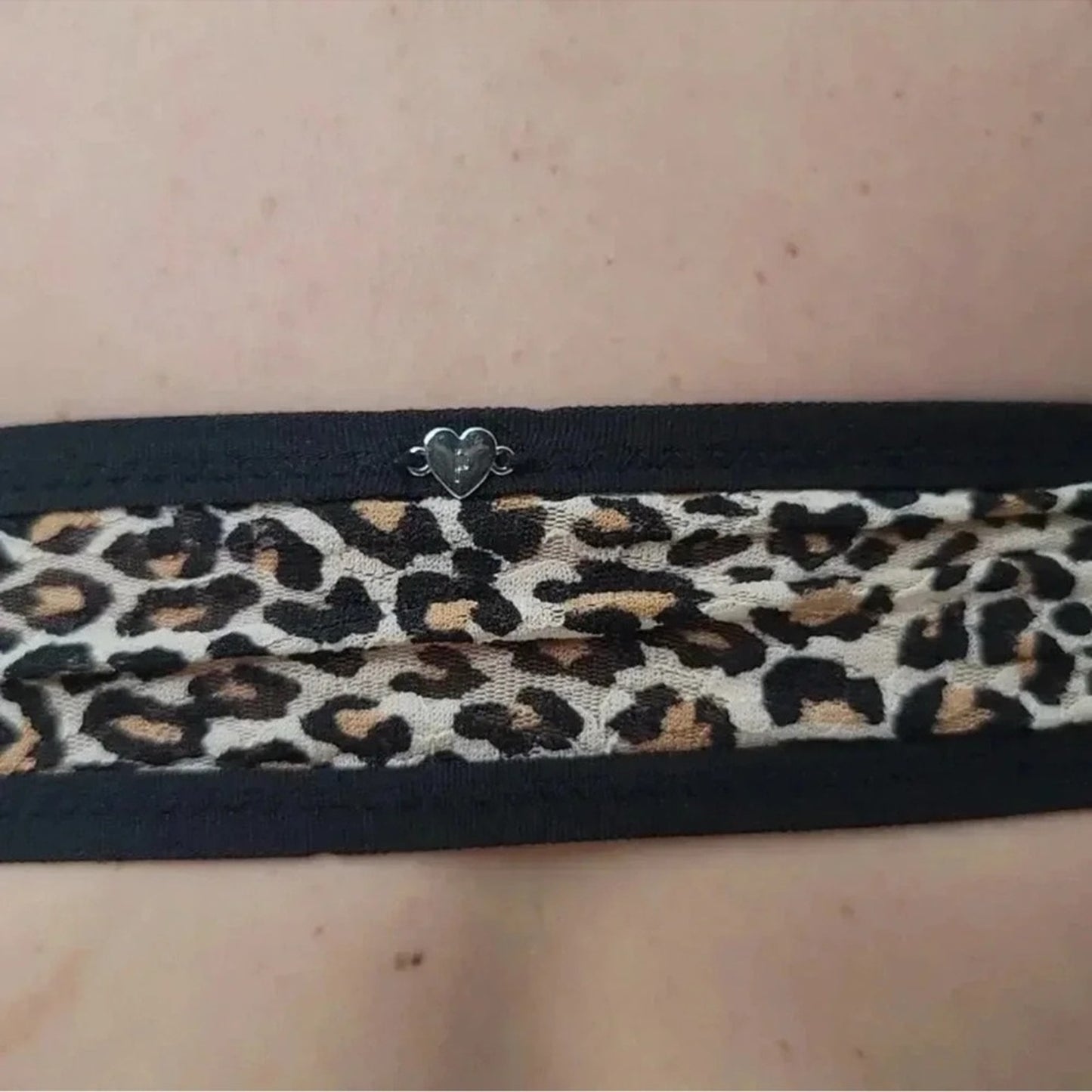 Leopard Print Strapless Bra