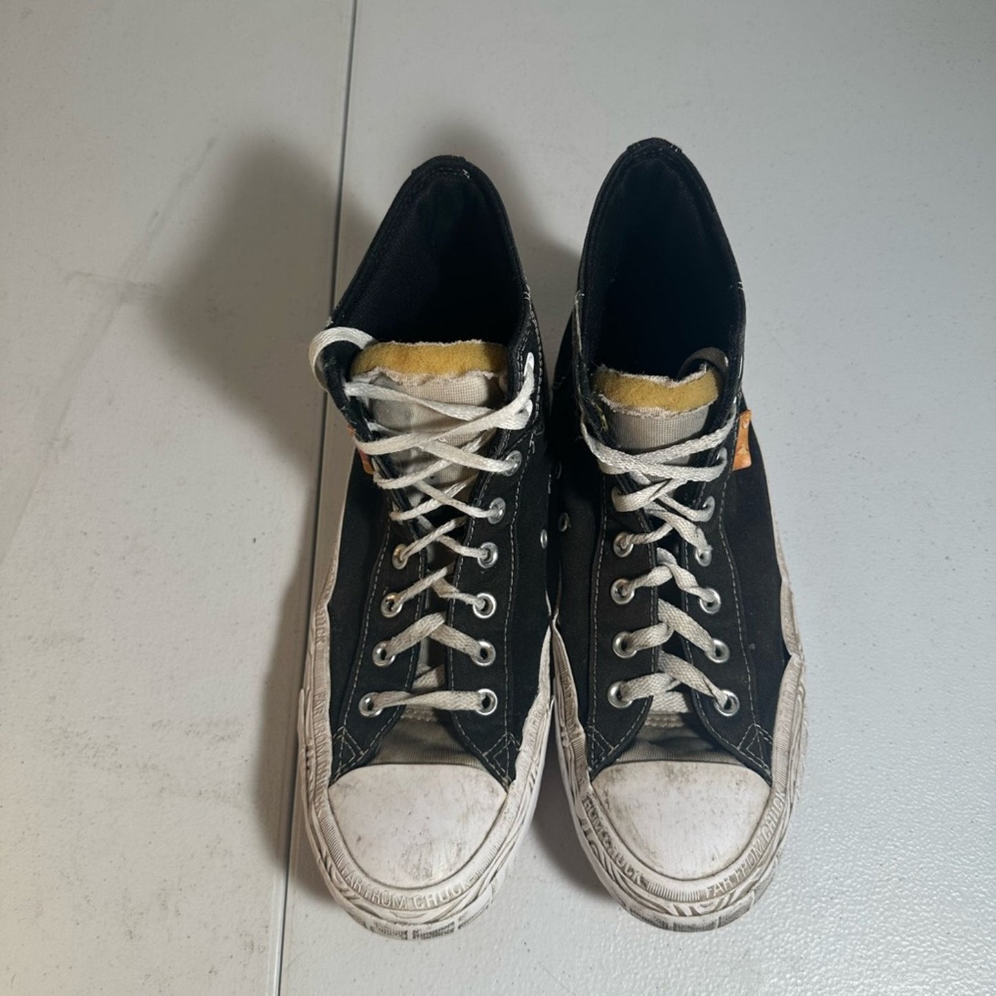Converse Black High-Top Sneakers with Star Logo