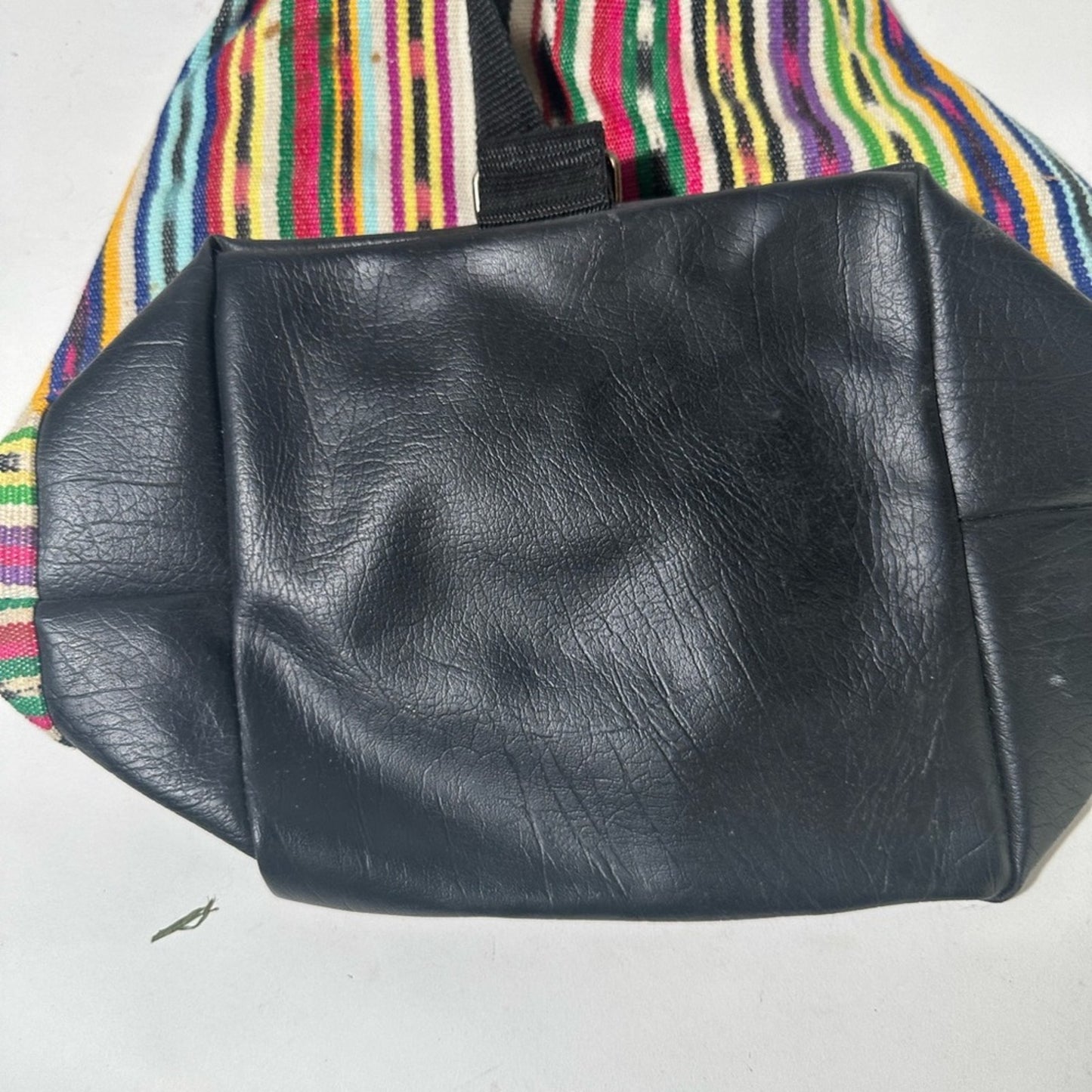 Colorful Striped Drawstring Backpack