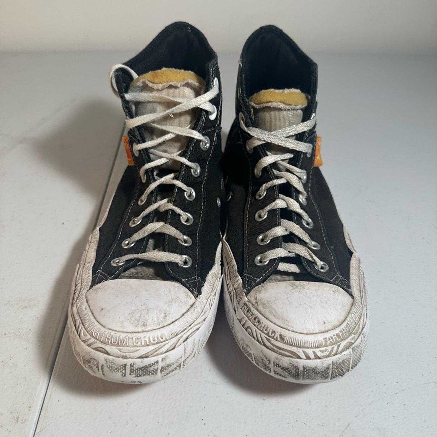 Converse Black High-Top Sneakers with Star Logo
