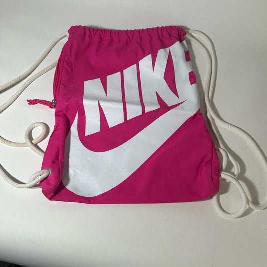 Nike Pink Drawstring Bag