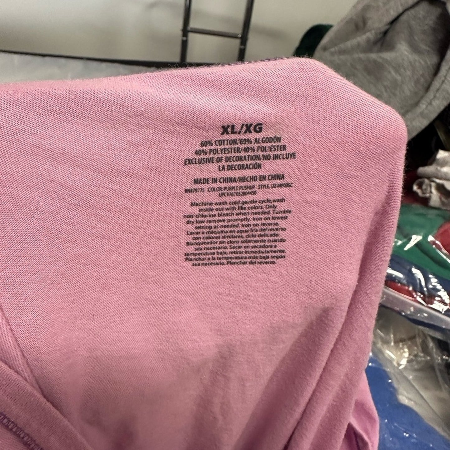 Purple Snowflake Embellished Women's Top