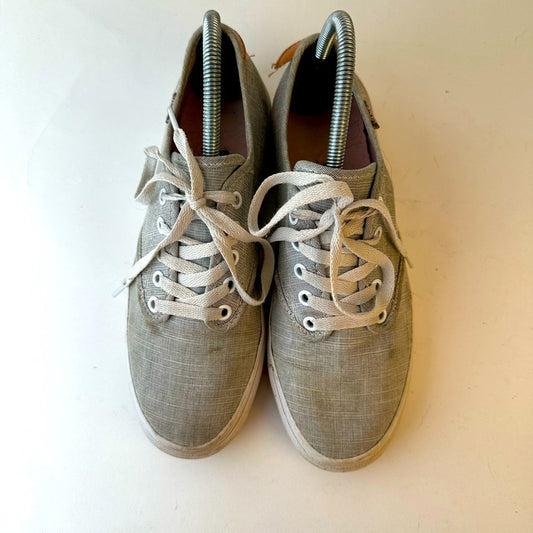 Vans Lo Top Canvas Lace Up Sneakers