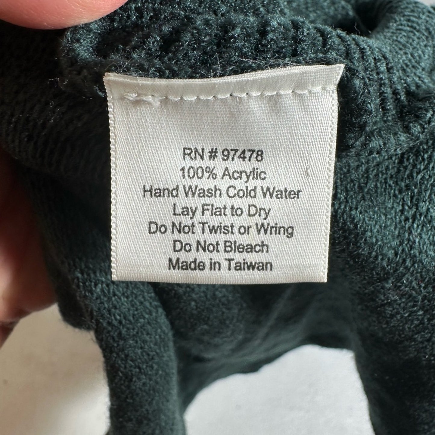 Green Fleece Turtleneck Dickie