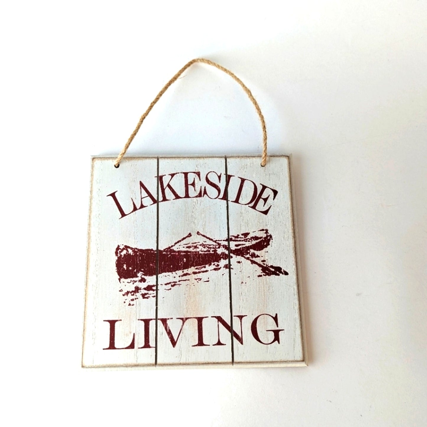 Lakeside Living Wooden 8" Sign