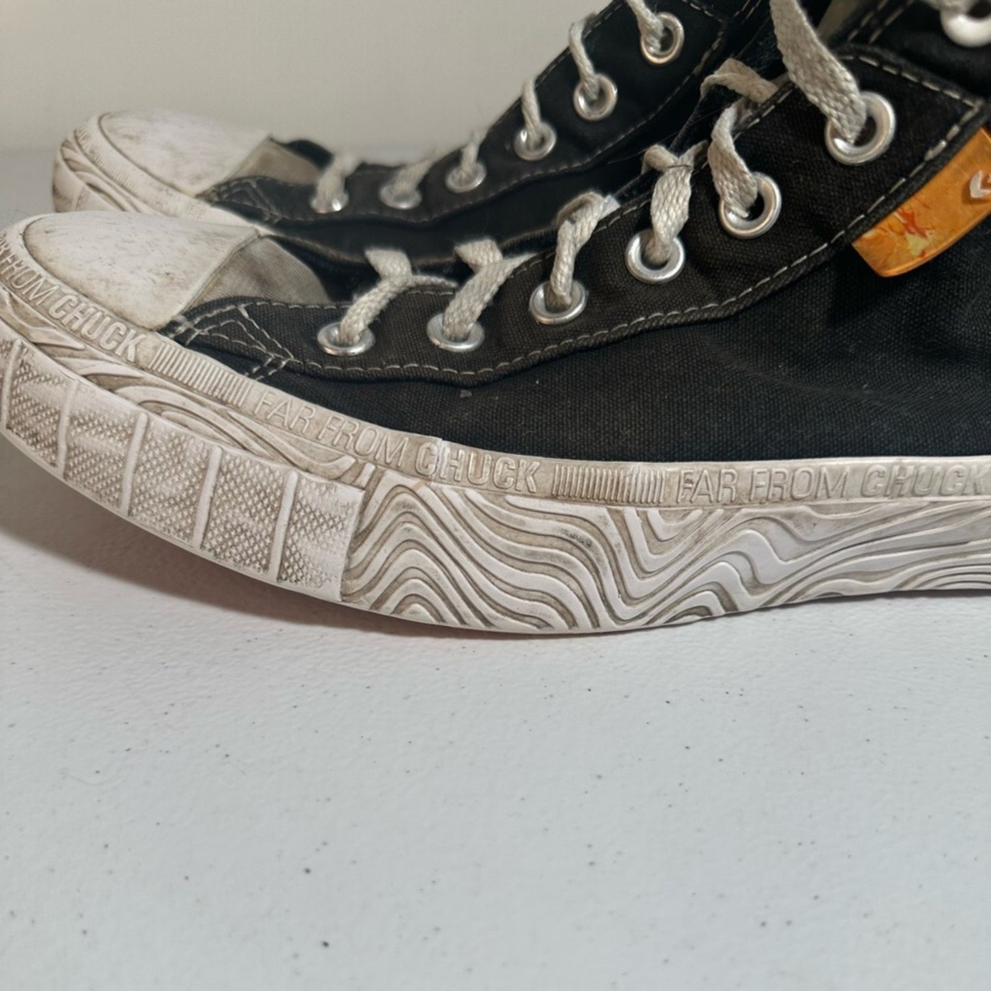 Converse Black High-Top Sneakers with Star Logo