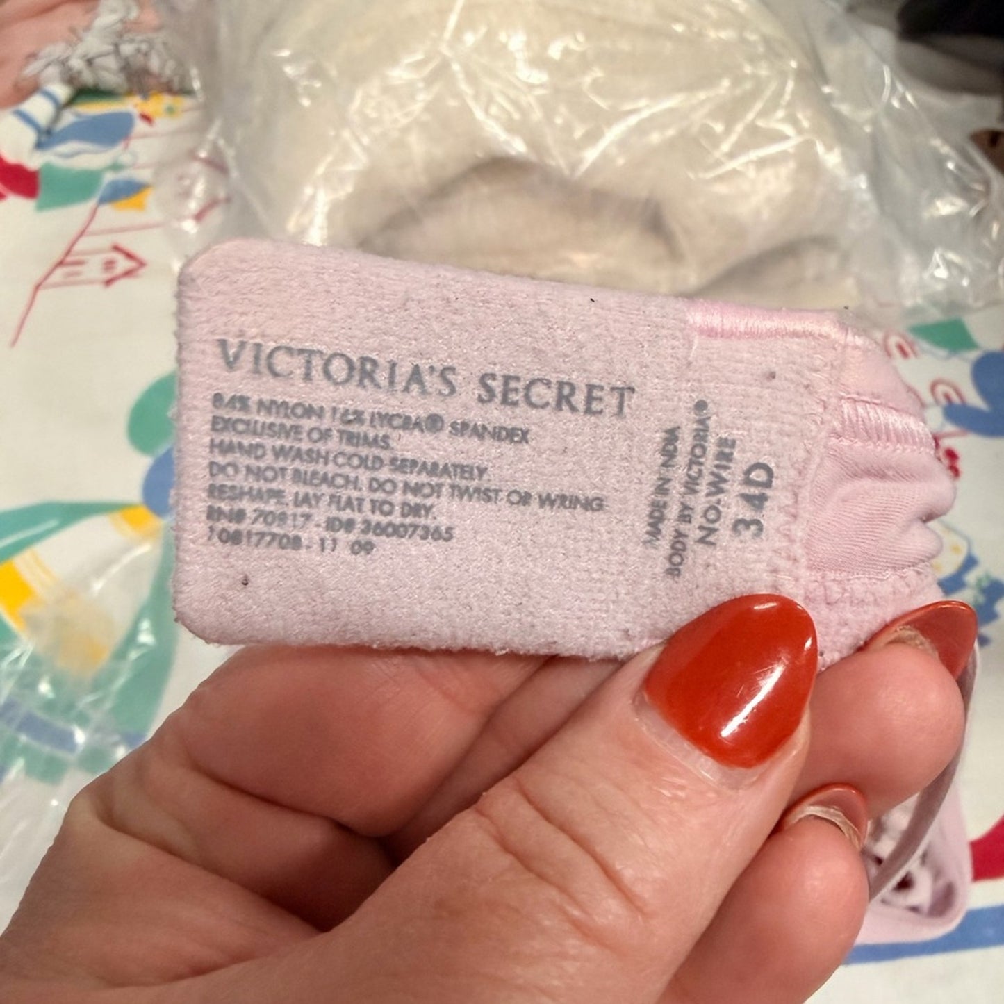 Victoria's Secret Blush Pink Bra