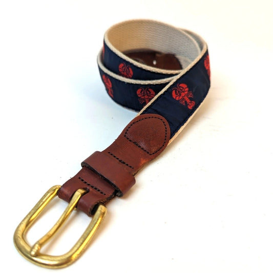 Lobster Leather Belt