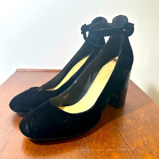 Marc Fisher Elegant Black Velvet Women's Heels