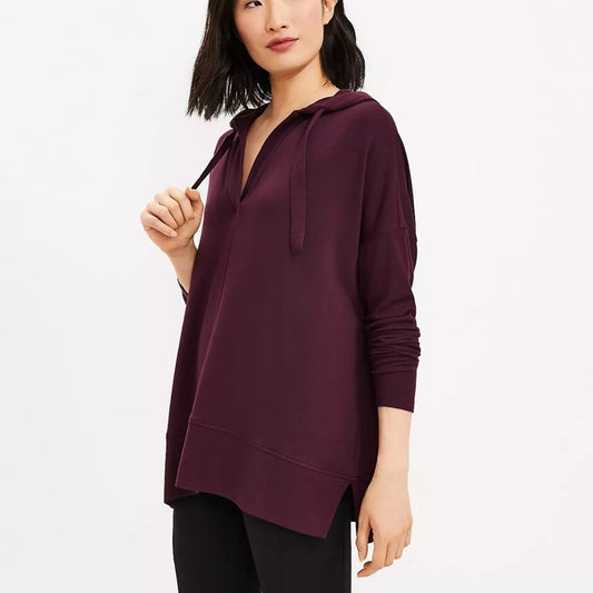 Wonderly Burgundy Hooded Sweatshirt