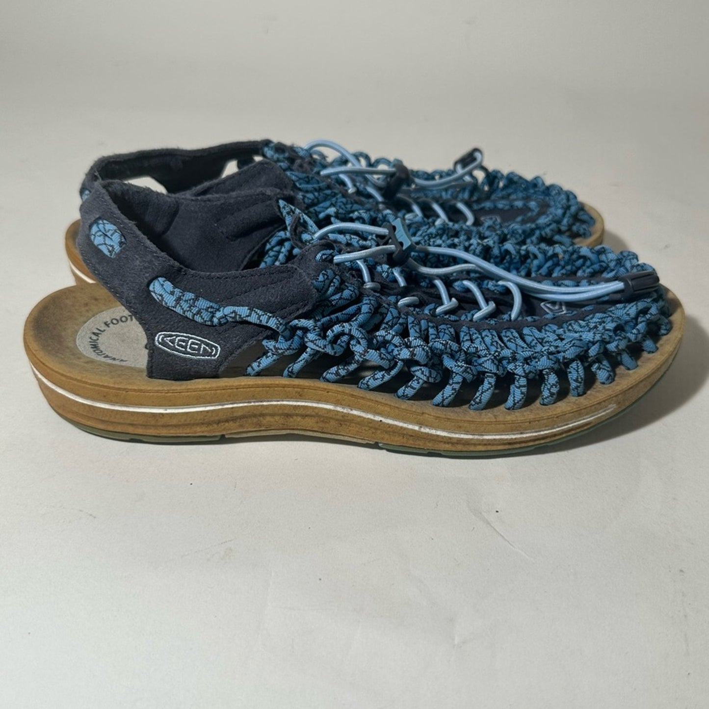Keen Navy and Light Blue Woven Sandals