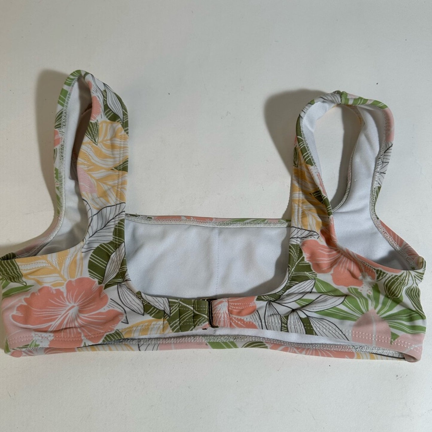 Tropical Floral Bikini Top