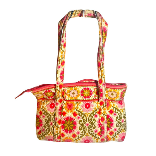 Vera Bradley Floral Pink and Cream Women's Bag