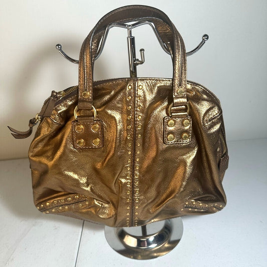 Michael Kors Barrel Gold Studded Women's Handbag