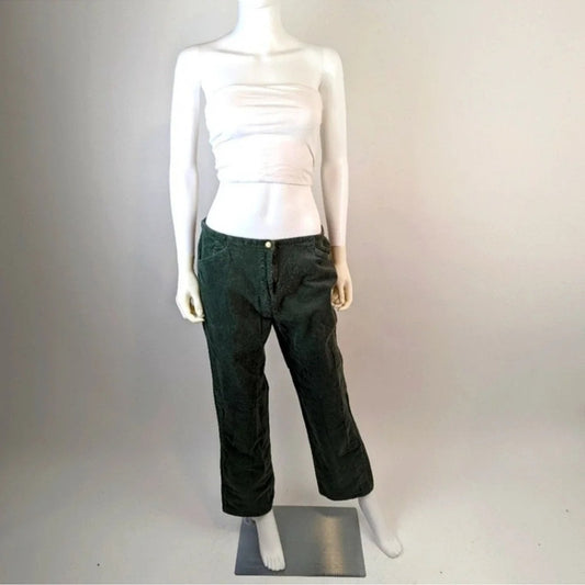Vintage Green Corduroy Pants