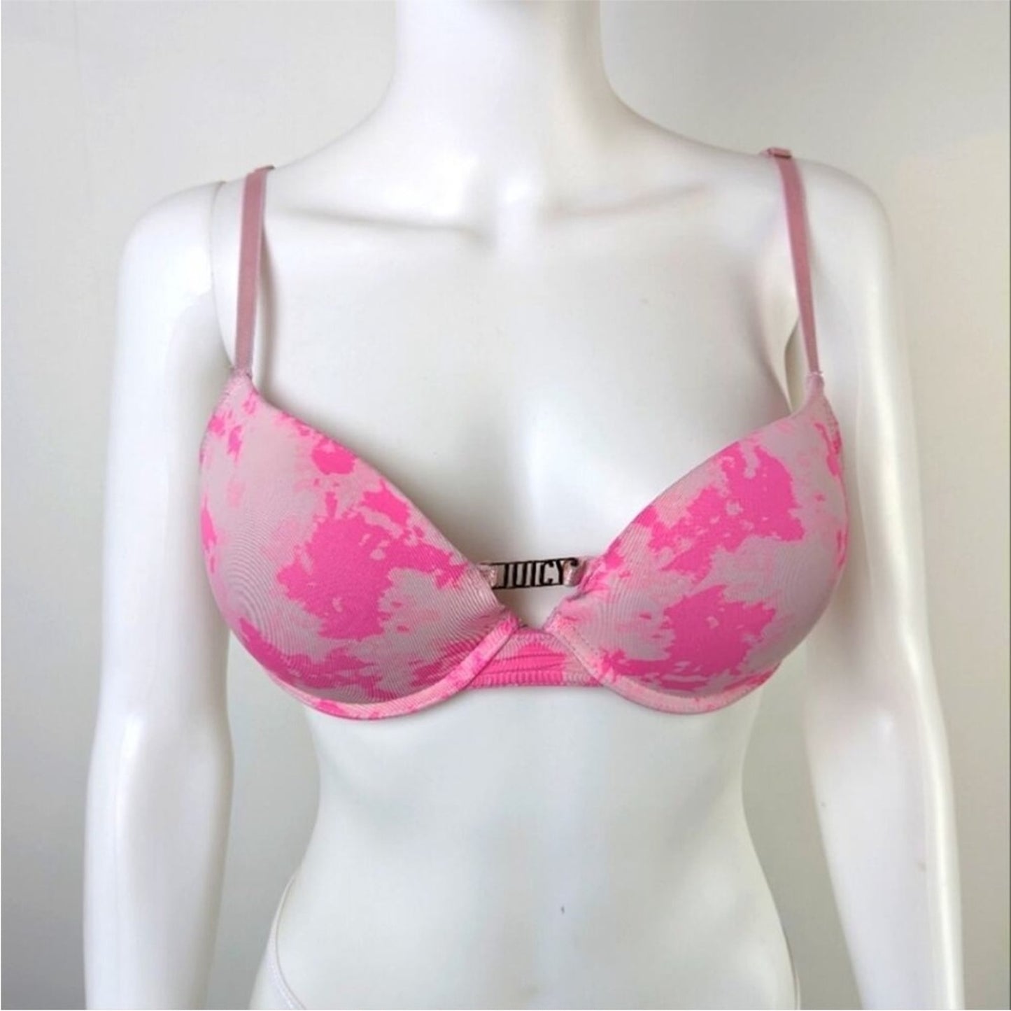 Juicy Couture Pink Tie-Dye Bra