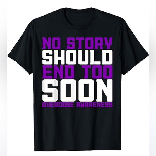 Black and Purple Awareness T-Shirt