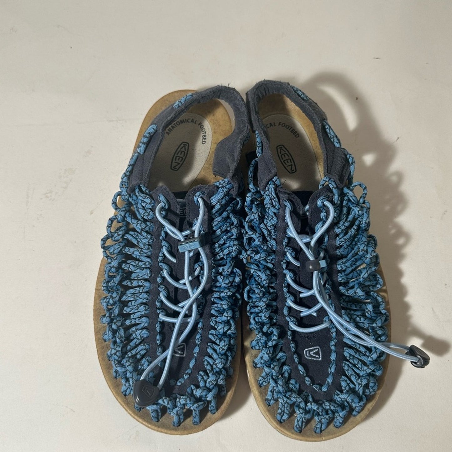 Keen Navy and Light Blue Woven Sandals