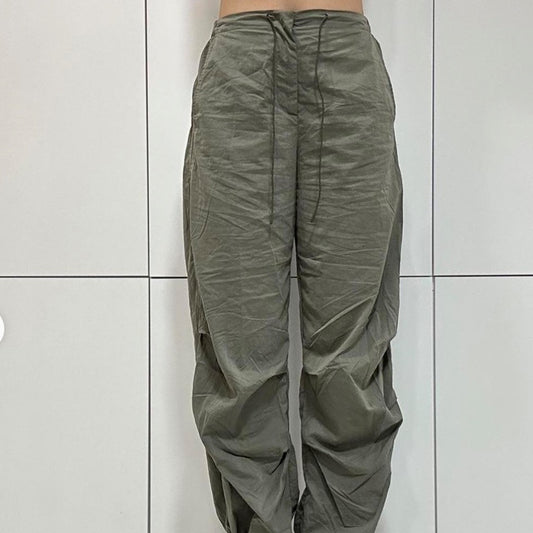Zara Olive Green Sulky Cargo Pants