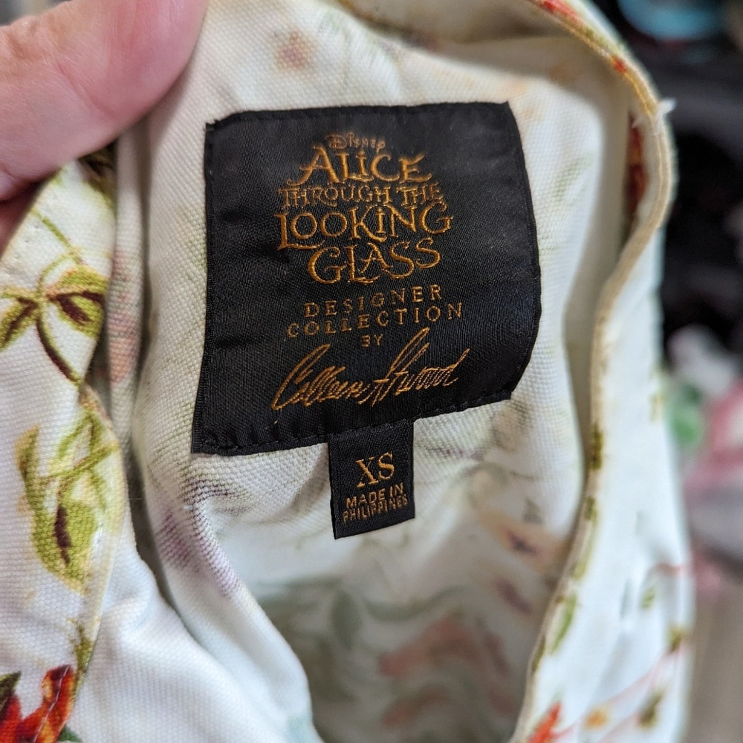 Alice Through the Looking Glass Floral   Jacket - XS