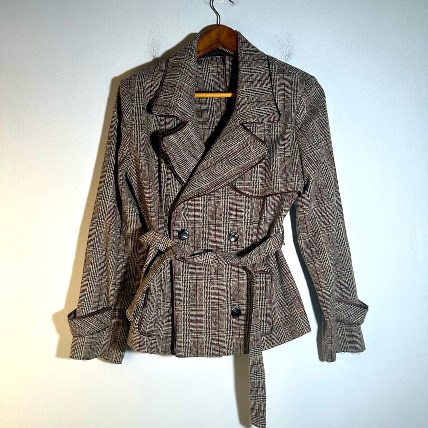 Toupy Paris Plaid Claudette Jacket