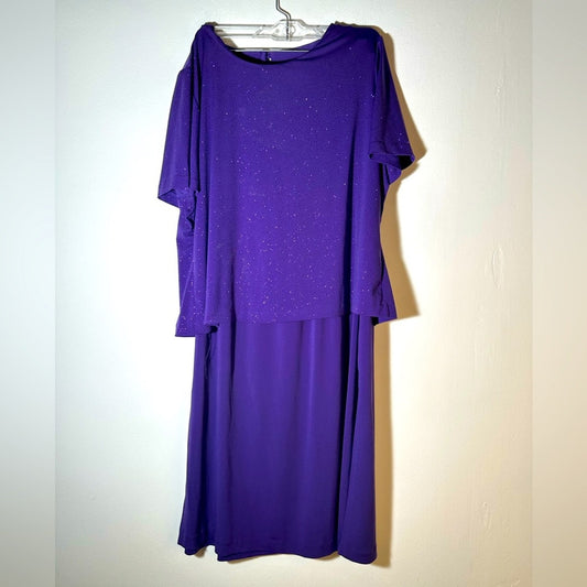 Anthony Richards Vibrant Purple Dress
