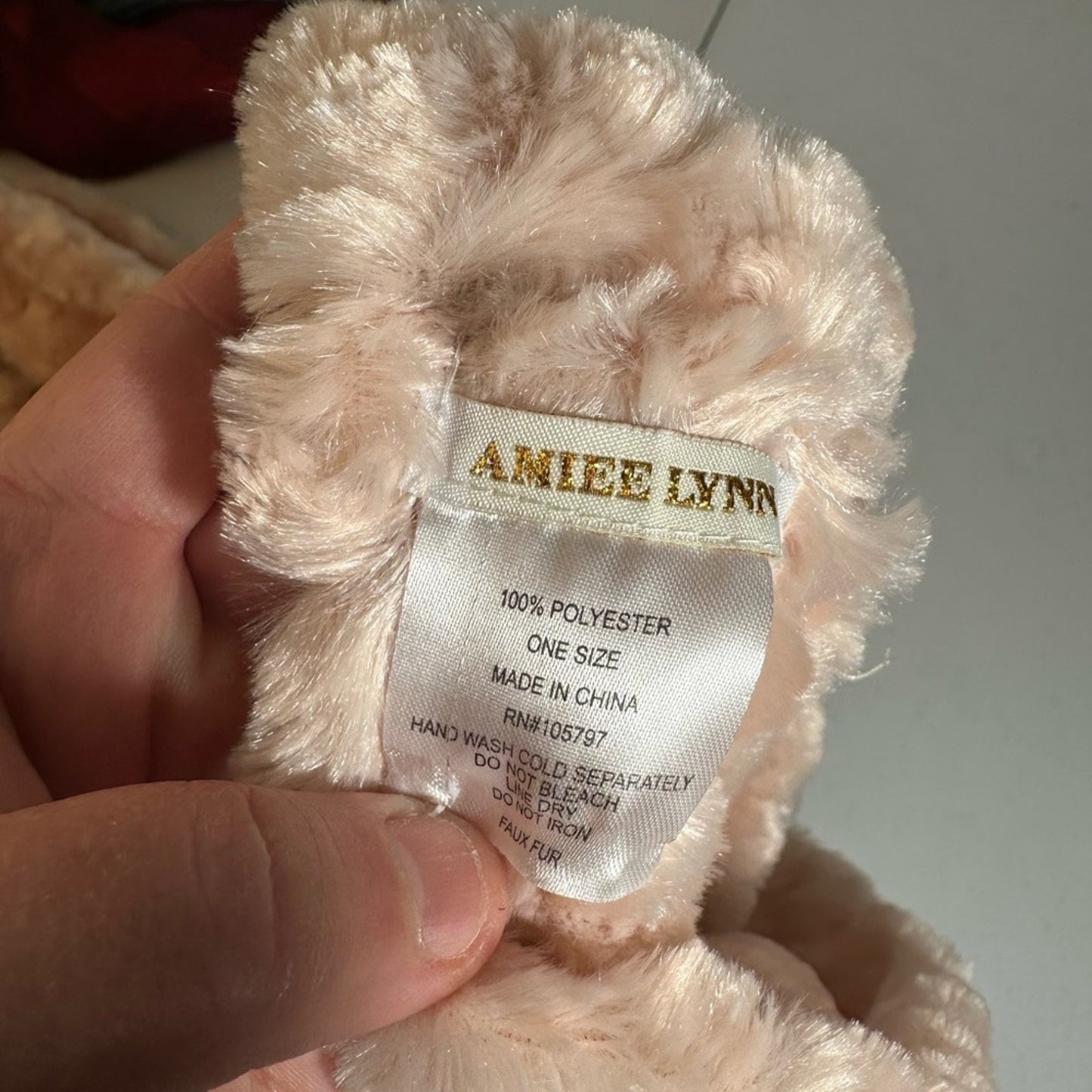 Elegant Faux Fur Infinity Scarf - Cream