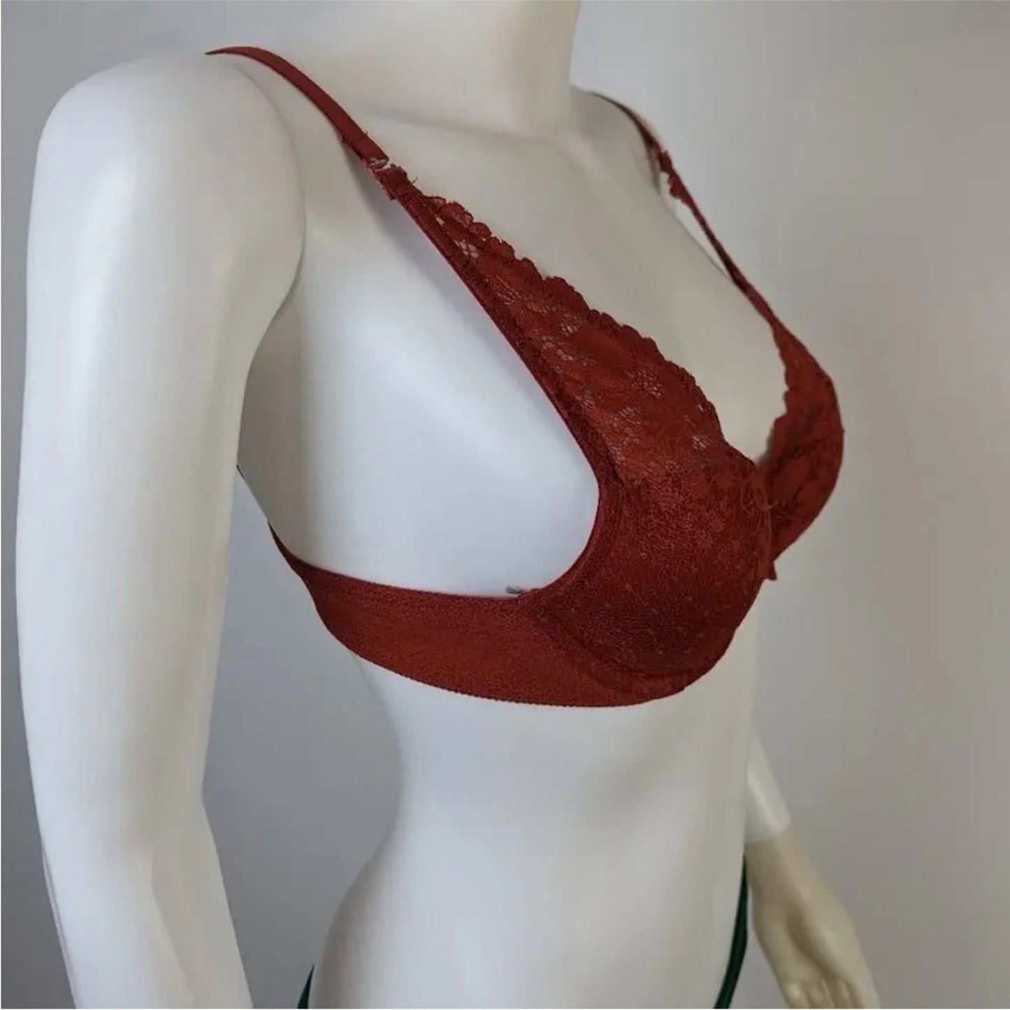 Auden Elegant Red Lace Bralette