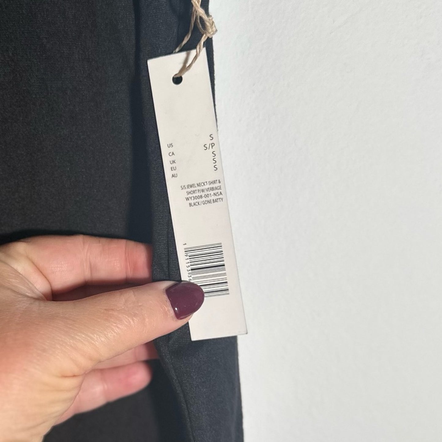 Rae Dunn Black 'BOO' Halloween Sleepwear Tee Shirt