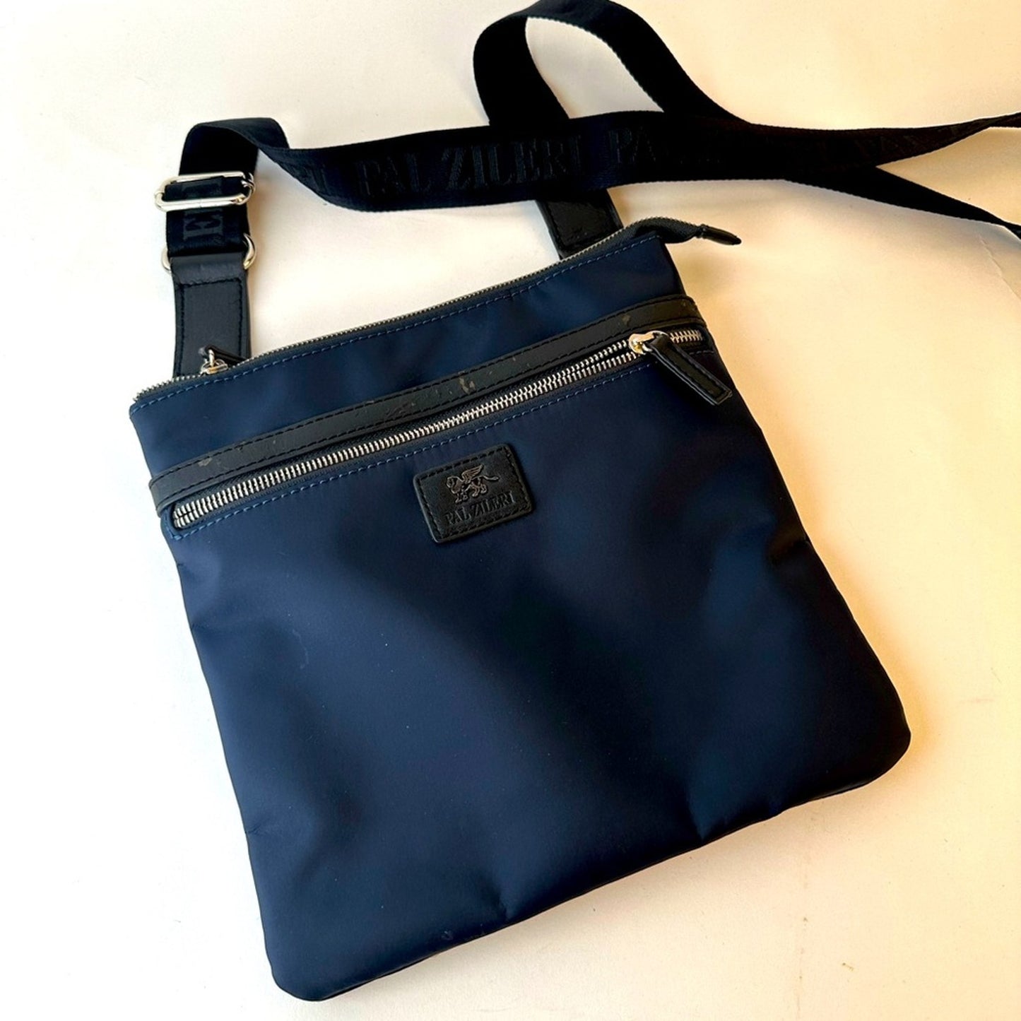 Pal Zileri Canvas Crossbody Bag