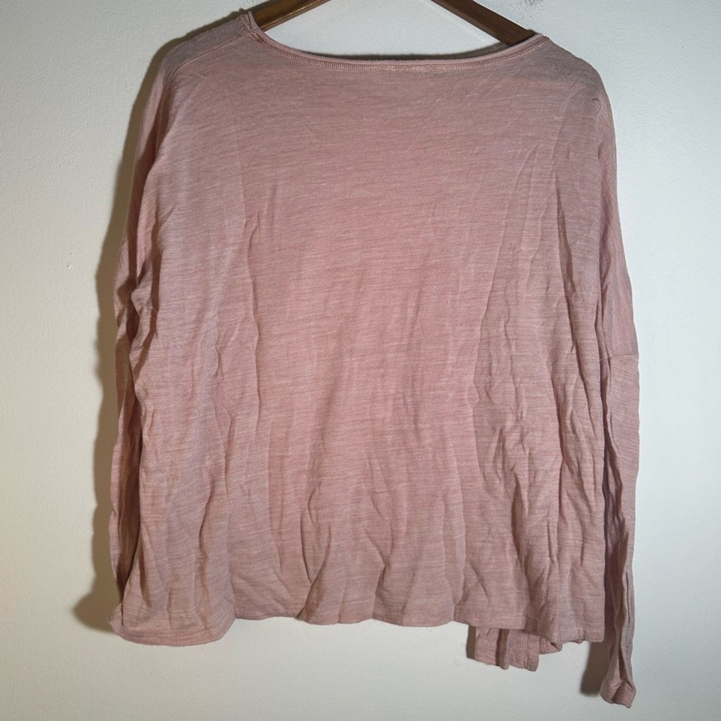 Women's Pink Long Sleeve Top