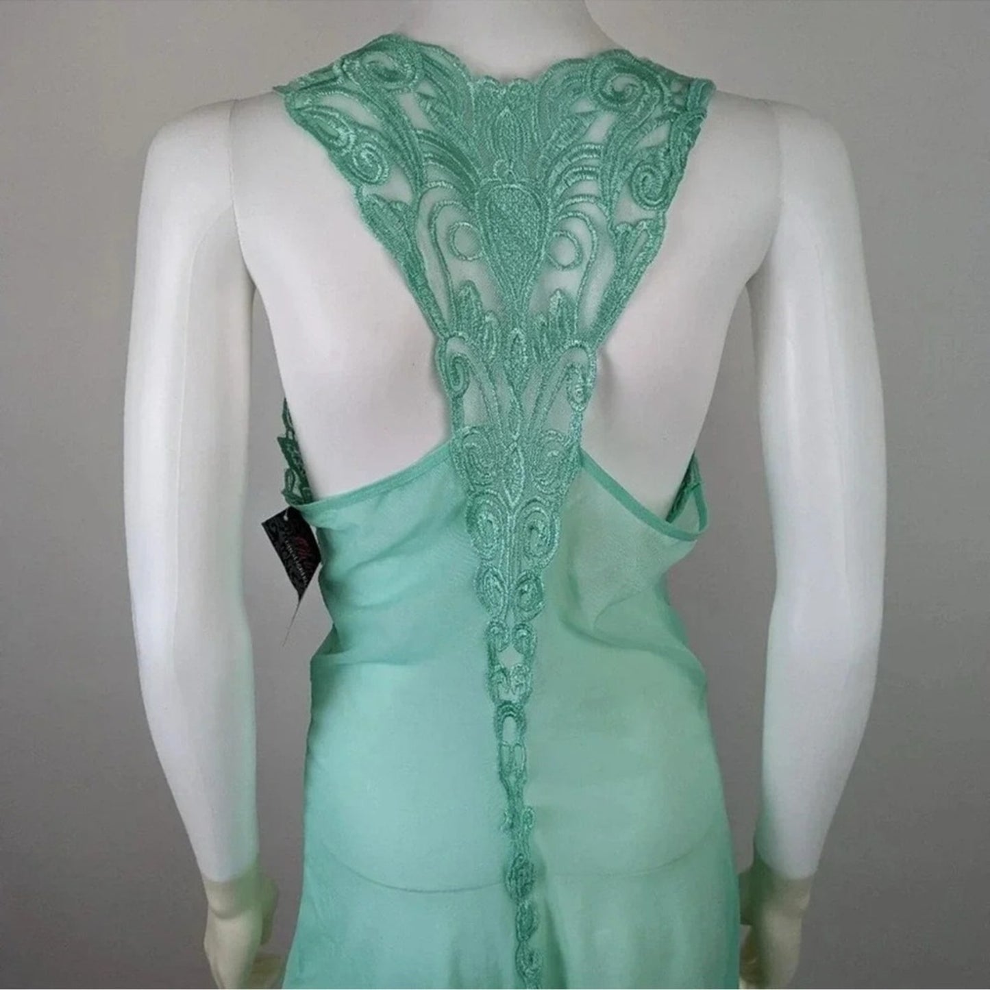 Elegant Turquoise Lace Nightie NWT