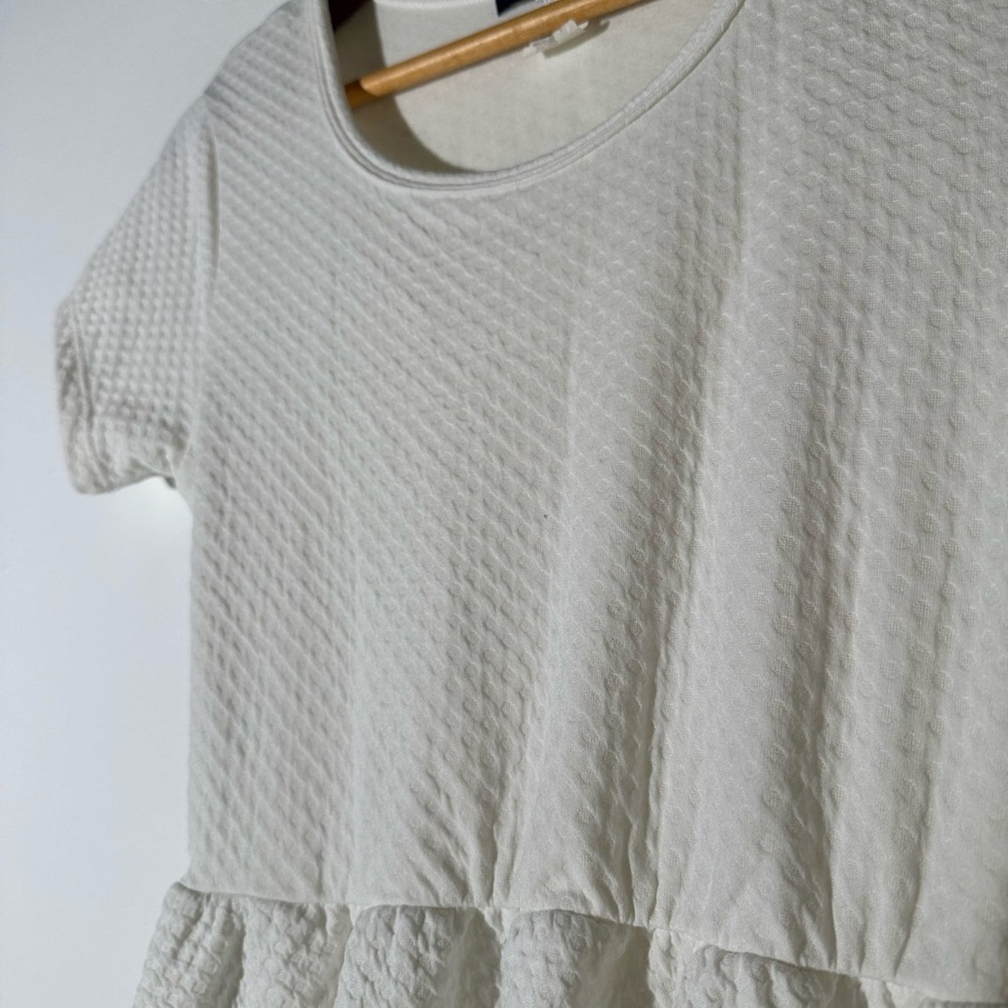 French Atmosphere White Skater Dress