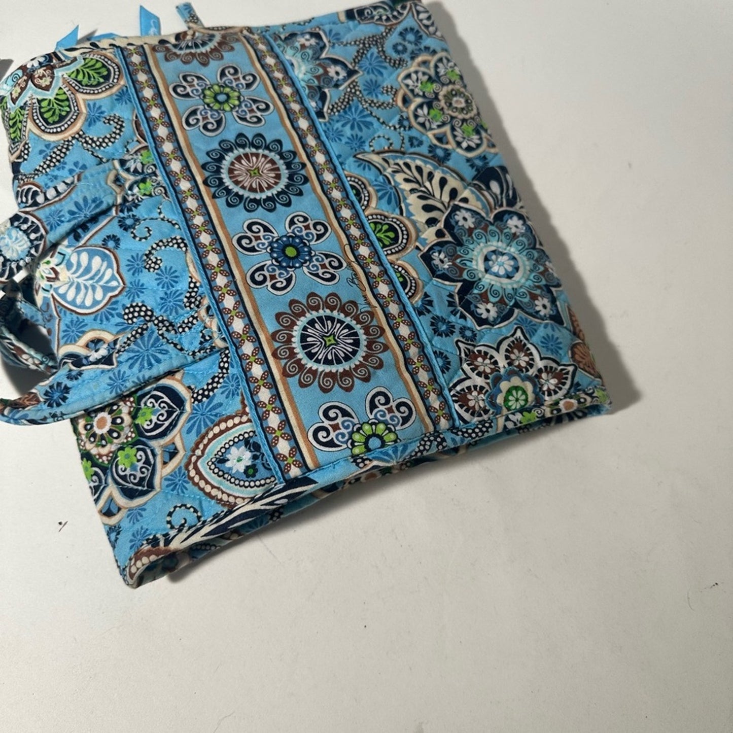 Vera Bradley Floral Hanging Organizer with Blue Accents
