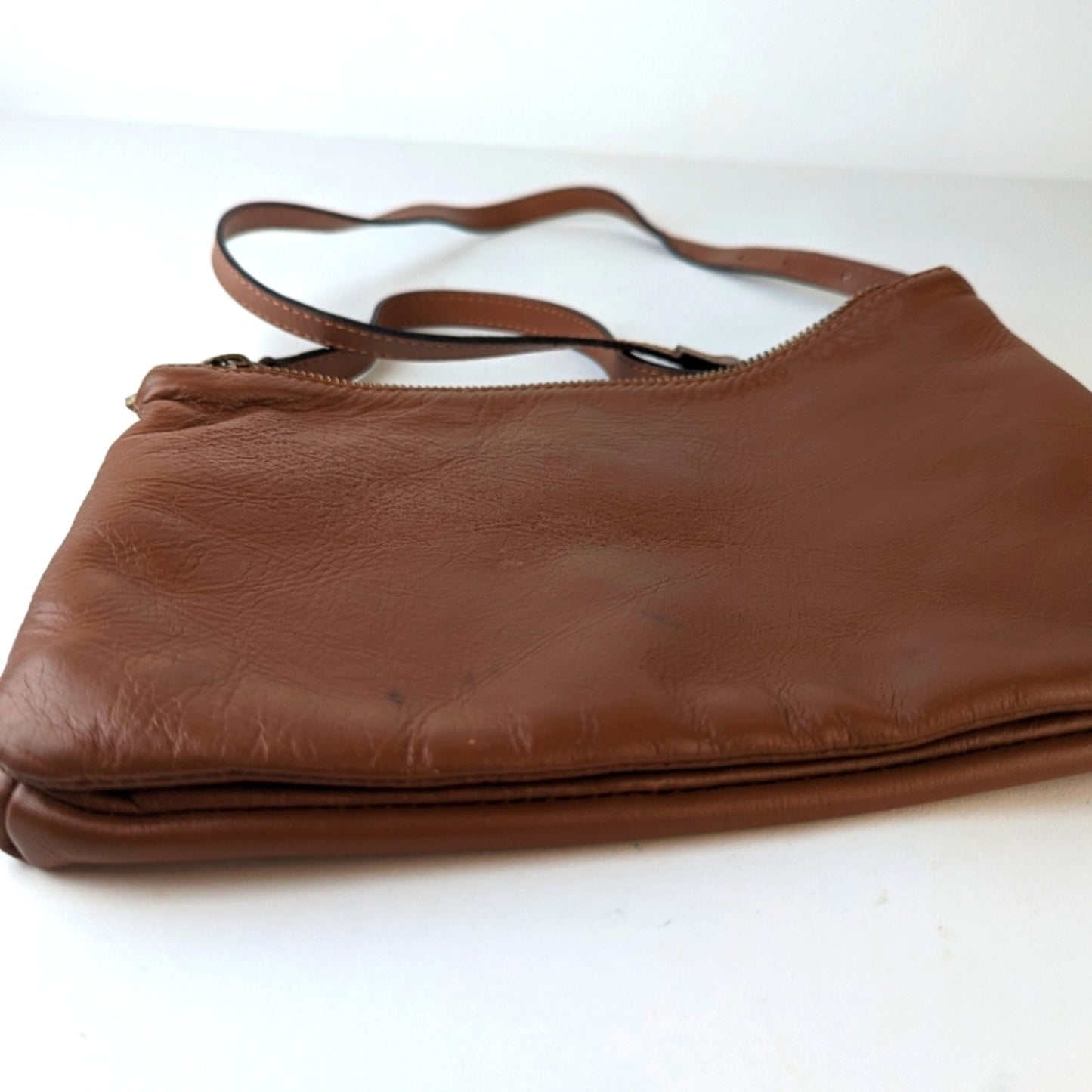 Valentina Fiore Leather Crossbody Bag