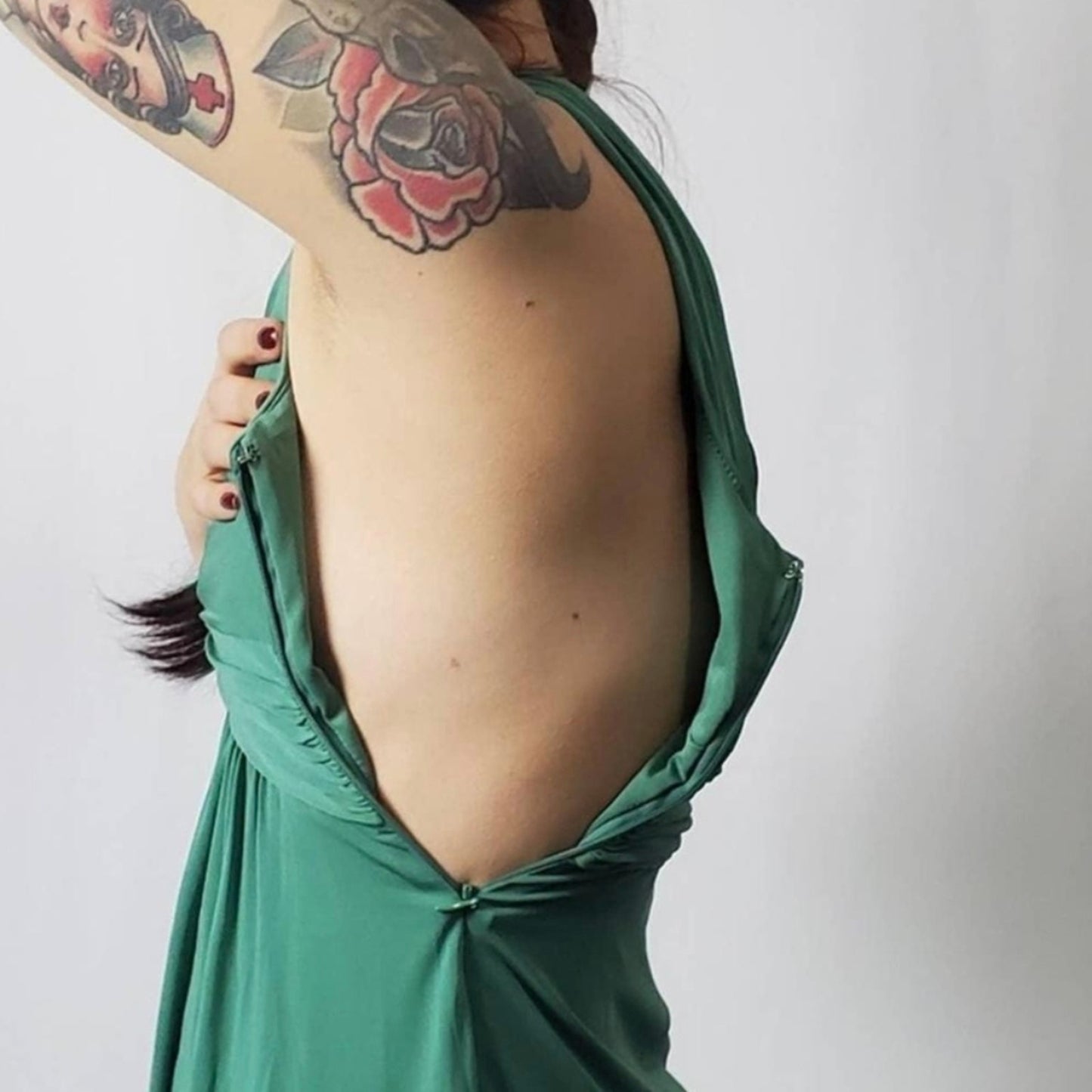 BCBG MaxAzria Green Dress - XXS